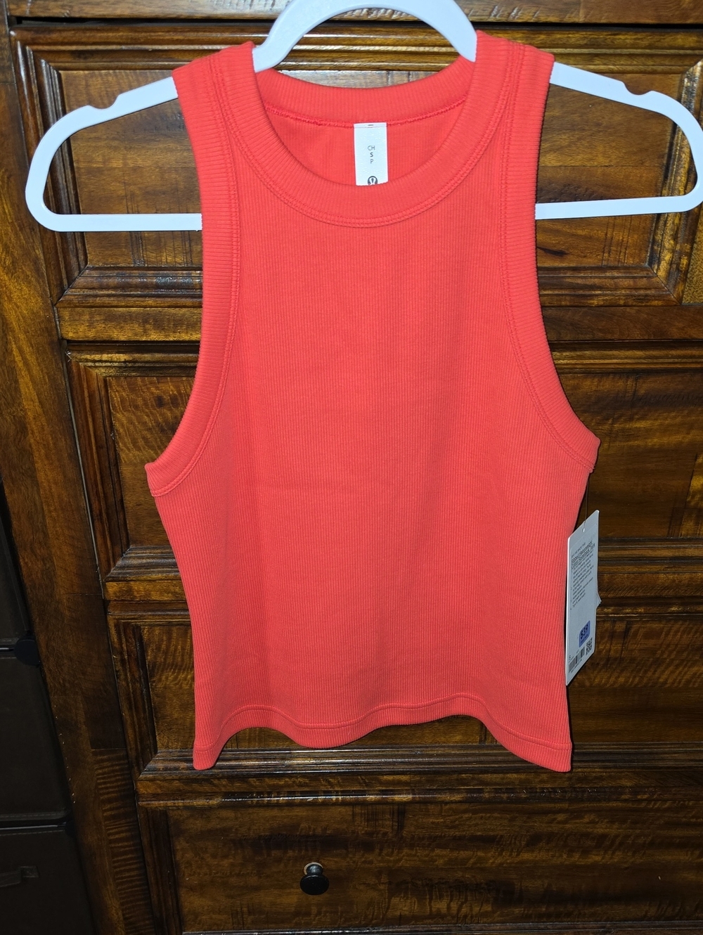 Lululemon Ribbed Heavy Cotton Racerback Tank! Sz Small, SBTZ!
